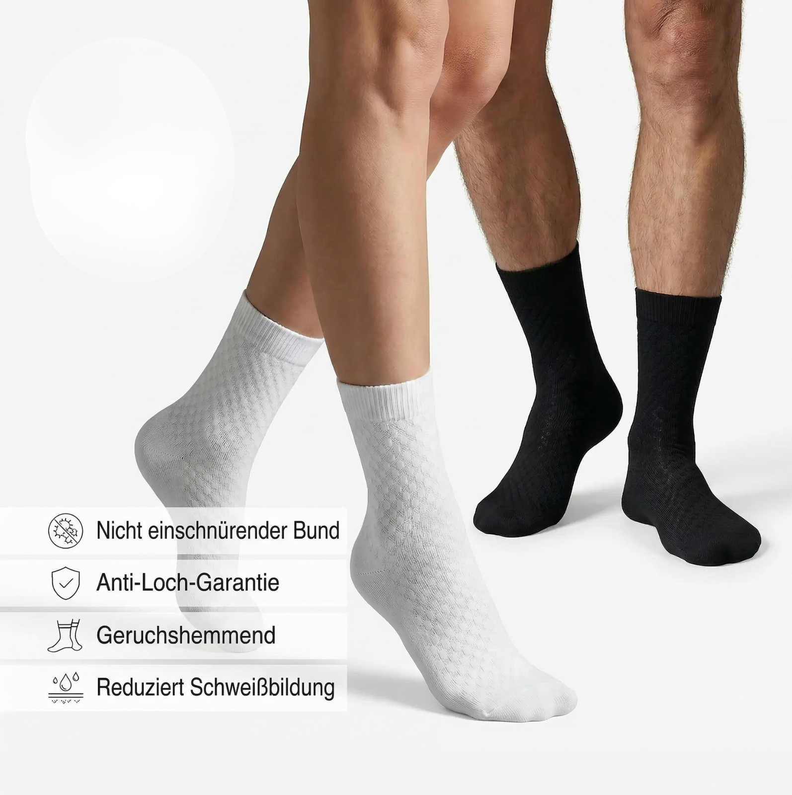 Lumo - Druckfrei Bambus Socken
