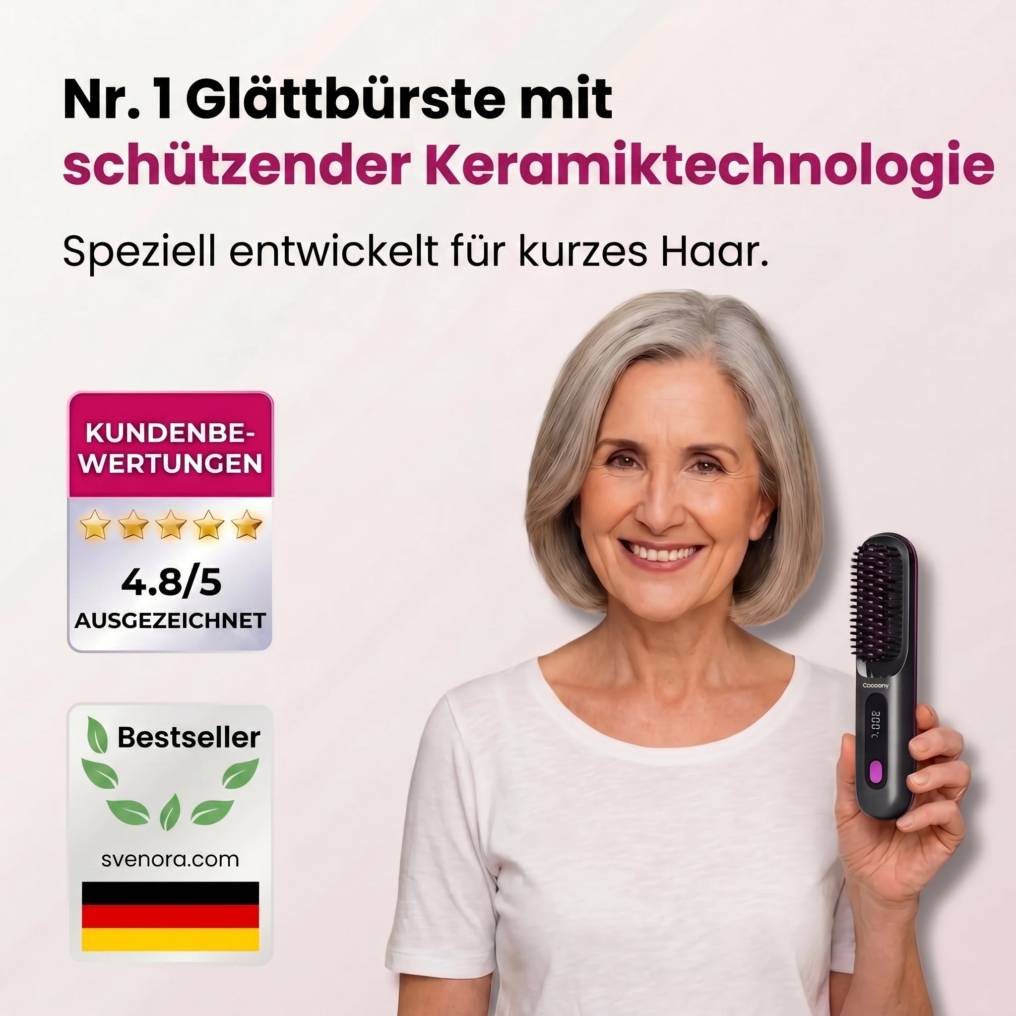 Svenora Bürste für kurzes Haar